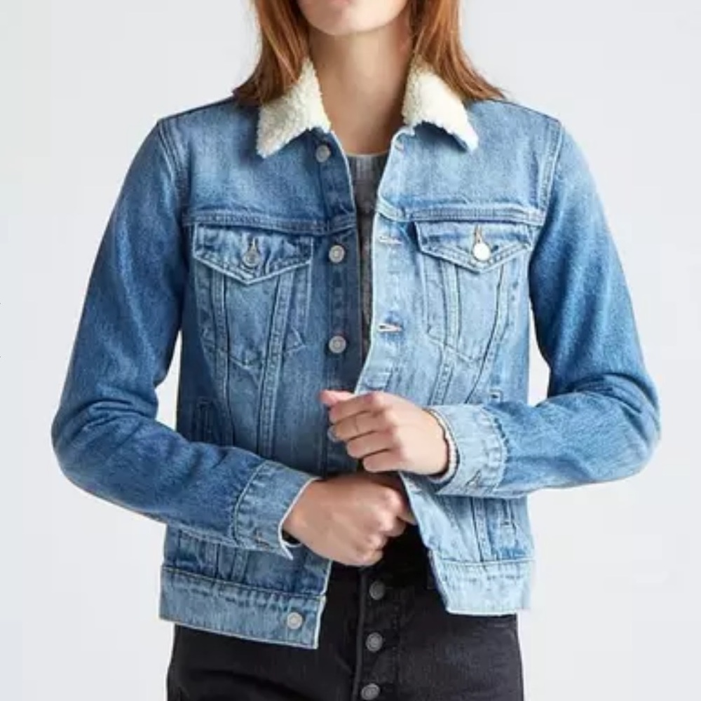Women’s Lucky Brand Tomboy Trucker Jean Jacket XS